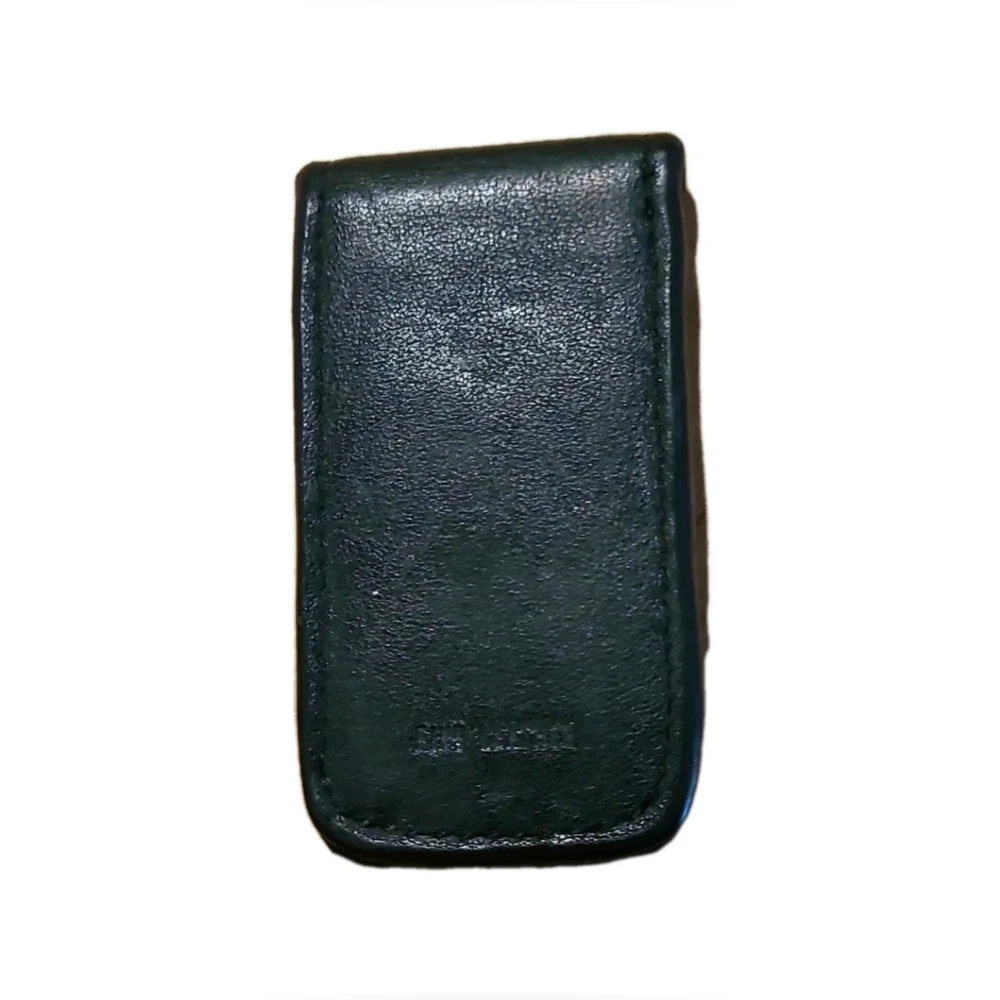 OEM Vintage NEW Y2K Mercedes Benz Classic Collection Leather Magnetic Money Clip